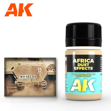 AK Interactive - Dust effects and white spirit - Effets de poussière pour figurines - Lootbox