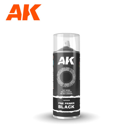 Bombe de sous-couche noire AK Interactive - Lootbox