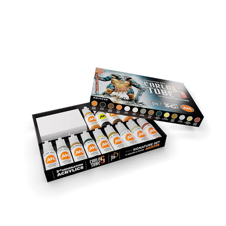 Ak 3Gen Signature Set - Kit - 14 couleurs acryliques choisies par Carlos Tobes - Lootbox
