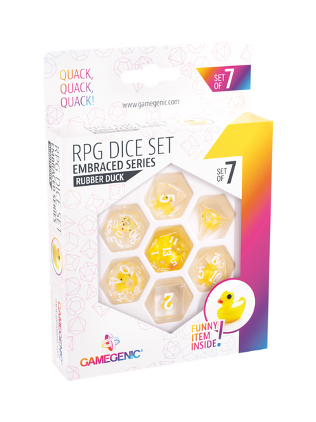 Copie de Set de 7 dés JDR - Embraced Series - Rubber Duck - Lootbox