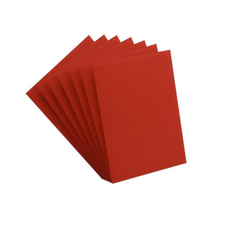 GameGenic - Protège-cartes - 100 Card Sleeves - Red Matte Prime - Lootbox