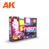 Peintures AK 3GEN - Kit - Neon colors set