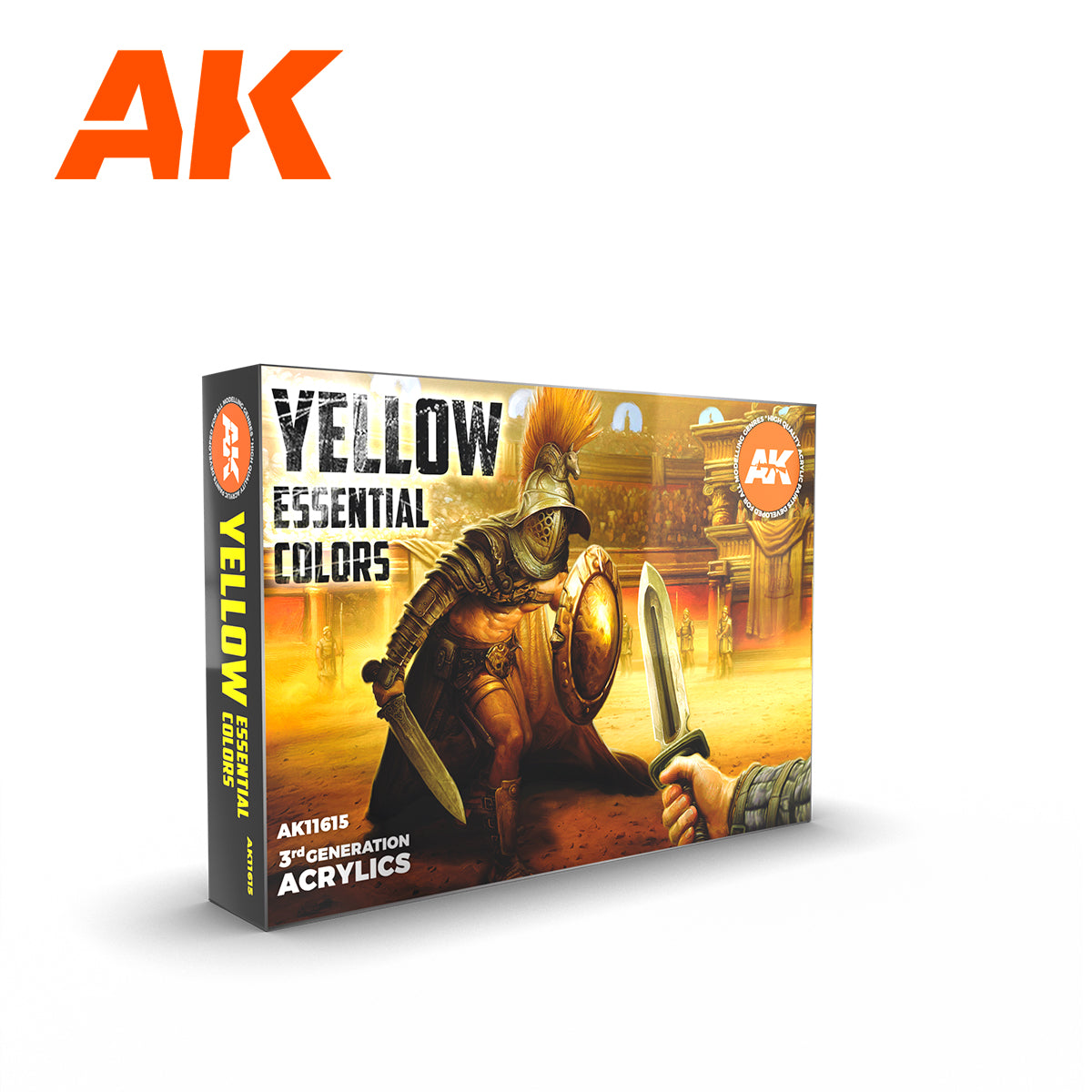 Peintures AK 3GEN - Kit - Les jaunes essentiels