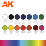 Basic Starter Set – 14 couleurs Acrylics 3GEN choisies par Jose Davinci