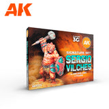 Ak 3Gen Signature Set - Kit - 14 couleurs acryliques choisies par SERGIO VILCHES