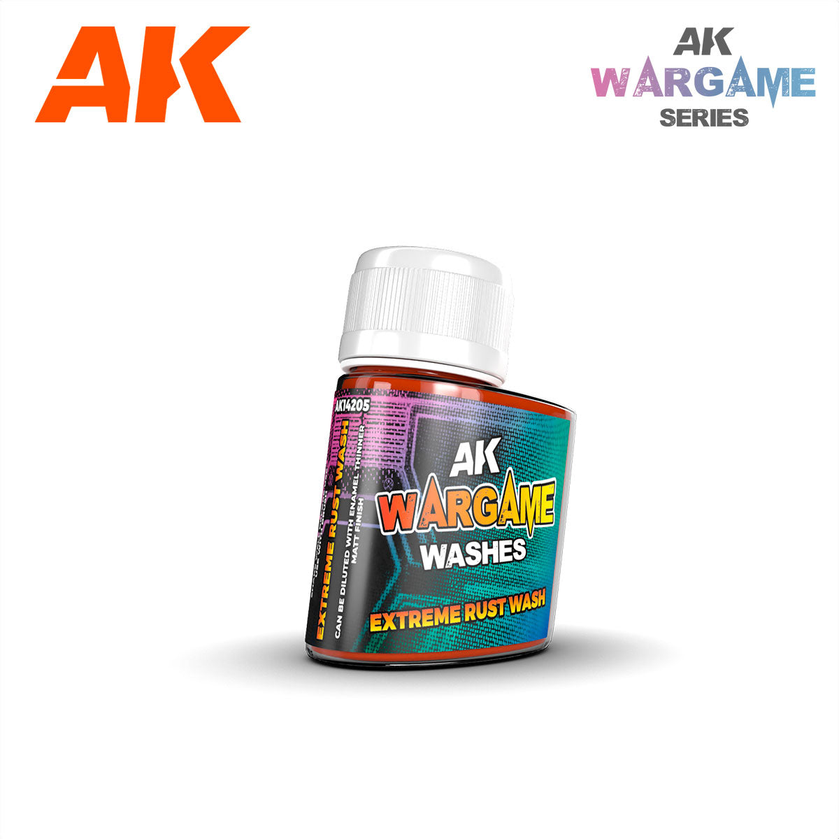 AK Interactive - Wargames Washes - Extreme Rust Wash 35 mL