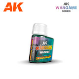 AK Interactive - Wargames Washes - Green Wash 35 mL