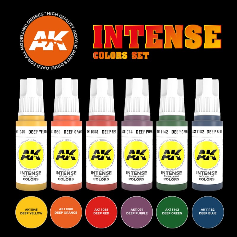 Peintures AK 3GEN - Kit - Intense colors set