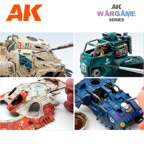 AK Interactive - Wargames Washes - Extreme Rust Wash 35 mL